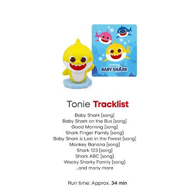 tonies Baby Shark Tonie Figurine *ADD 3 TO YOUR CART & 1 IS FREE!*