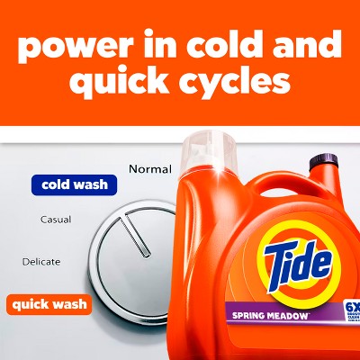 Tide Spring Meadow HE Deep Cleaning Concentrated Liquid Laundry Detergent 113 Loads - 149 fl oz
