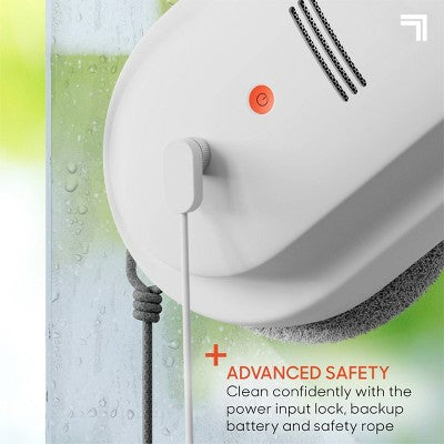 Sharper Image Robo Window Cleaner Gray/White