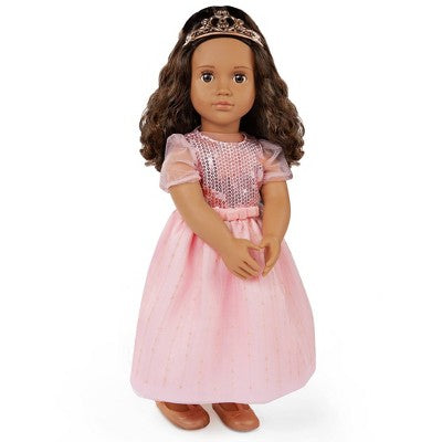 Our Generation Estrella 18" Doll with Pink Gown & Tiara