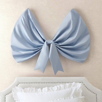 57" Bow Decorative Wall Hanging Blue