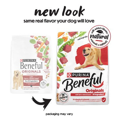 Purina Beneful Originals Real Beef Flavor Dry Dog Food - 3.5lbs