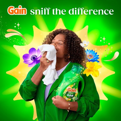 Gain Original Plus Liquid Laundry Detergents 75 Loads - 99oz