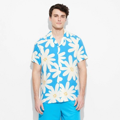 Men's Short Sleeve Resort Shirt - Original Use Blue S