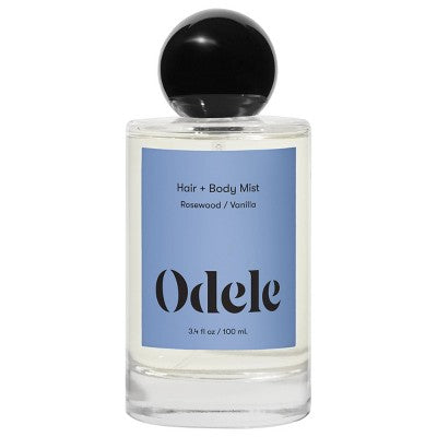 Odele Hair + Body Mist - Vanilla Rosewood: 3.4 oz, Spray, Floral, Earthy