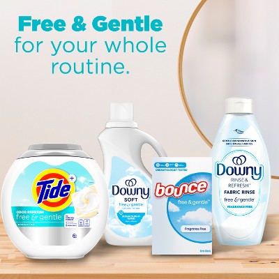 Tide Odor Refresh Power Pods Laundry Detergent - Free & Gentle - 45ct