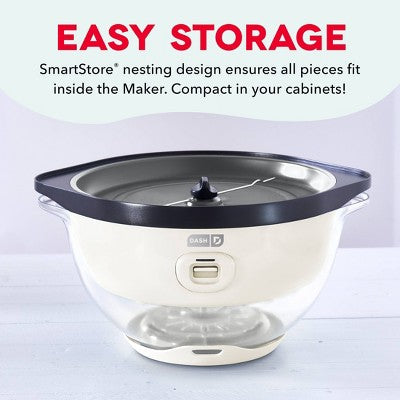 Dash 6qt Stirring Popcorn Maker Cream