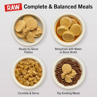 Stella & Chewy's Chicken Flavor Freeze-Dried Patties Dry Dog Food - 5.5oz