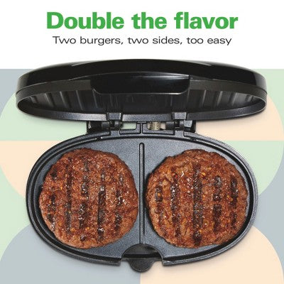 Kitchen Collection By Hamilton Beach 2 Burger Grill 25235KC