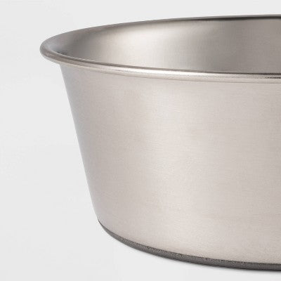 Non-Skid Stainless Steel Dog Bowl - 4 Cup - Boots & Barkley
