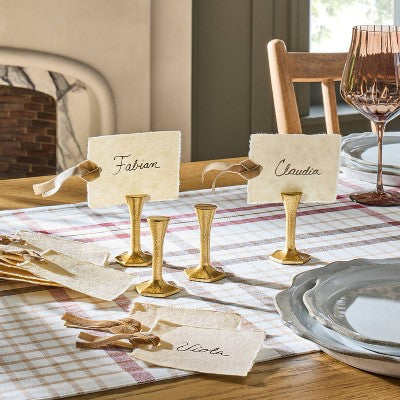 Place Setting Cards with Brown Velvet Ribbon 12ct - Hearth & Hand with Magnolia