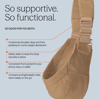 Ergobaby Upsie Sling Baby Carrier - 6 Months - 4 Years - Camel
