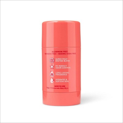 Juus Aluminum-Free Serum Deodorant Stick - Pink Guava - 2.6oz