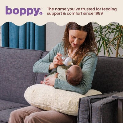 Boppy Luxe Nursing Pillow - Oat Boucle