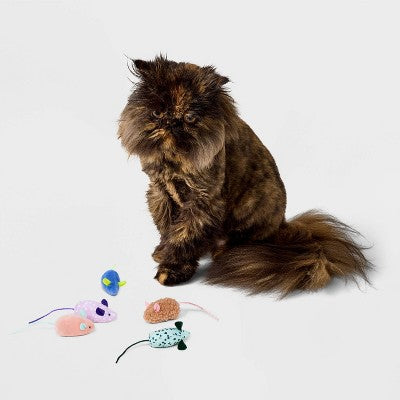 Skitters Mice Cat Toy Set - 5pk - Boots & Barkley (LOCAL PICKUP ONLY)