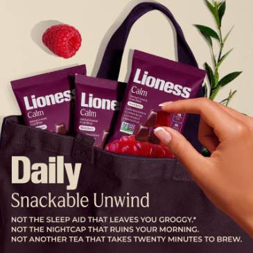 Lioness Calm Mixed Berry Fruit Snacks - 3.4oz/4ct