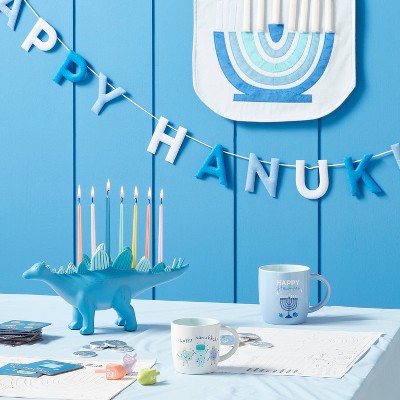 16oz Happy Hanukkah Stoneware Mug - Spritz (LOCAL PICKUP ONLY)