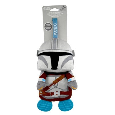 Star Wars Mandalorian Teether Feet Blanky Toy: Emotional Development, Sensory Development, Fine Motor Skills