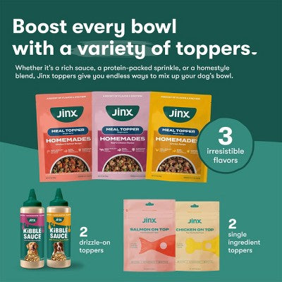 Jinx Chicken and Beef Flavor Meal Topper Wet Dog Food - 3oz