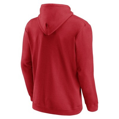 MLB Philadelphia Phillies Men's Hooded Sweatshirt - XL: Cotton-Polyester Blend, Pullover