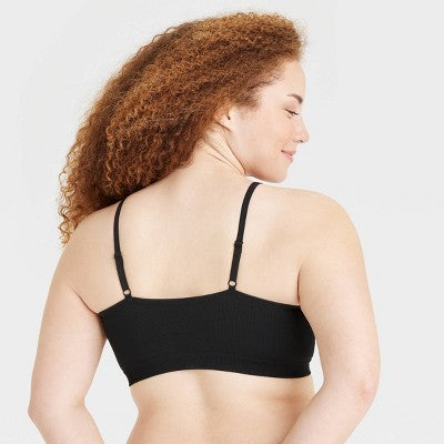 Women's Seamless Bralette - Colsie Black XS