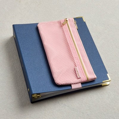 russell+hazel 8.25"x3.625" Pencil Pouch Consciously Curated Blush