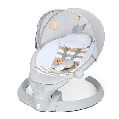 Ingenuity Inlighten 3-in-1 Bounce & Sway Baby Swing with Bluetooth & Canopy - Pebble Shore (LOCAL PICKUP ONLY)
