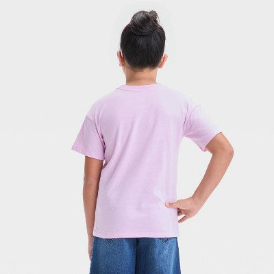 Girls' Short Sleeve 'Seaside Shells' Oversized Graphic T-Shirt M