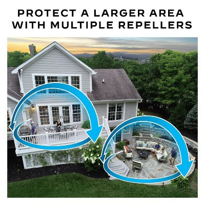 Patio Shield Mini Mosquito Repeller Glacial Blue - Thermacell