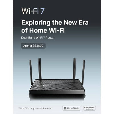 TP-Link Archer BE3600 Dual-Band WI-FI 7 Router