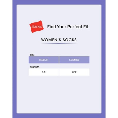 Hanes Premium Women's 6pk Cool Comfort Cushioned Ankle Socks - White 5-9