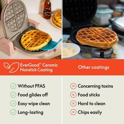 bella Flip and Store Waffle Maker Blossom
