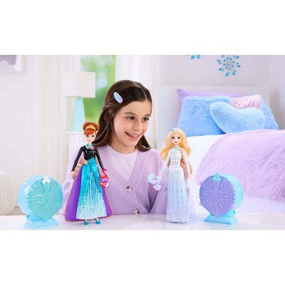 Disney Frozen Jewel Reveal Anna Fashion Doll Gem Box & 10 Accessories