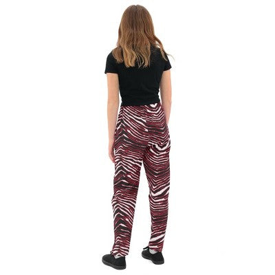 NFL Atlanta Falcons Zubaz Youth Zebra Screen Print Pants - 16/18