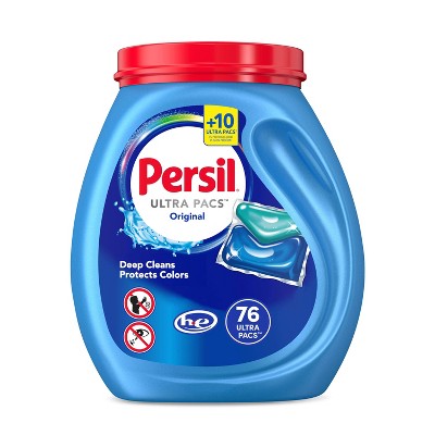 Persil Original HE Deep Cleaning Laundry Detergent Pods 76 Pacs - 78.4oz
