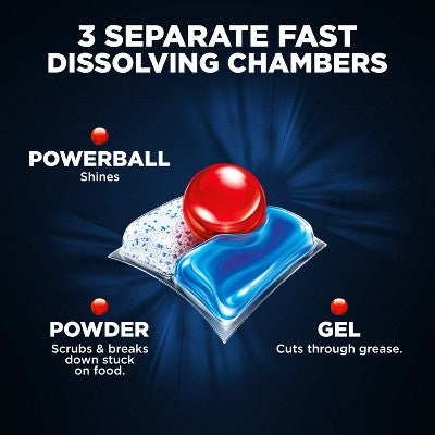 Finish Fresh Quantum Dishwasher Detergent Tablets - 72ct