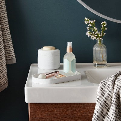 Modern Resin Bath Tray - Threshold