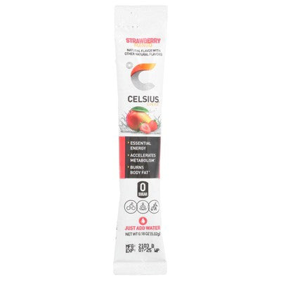Celsius Live Fit, Strawberry Mango, 14 On-The-Go-Packets, 0.18 oz (5.02 g) Each