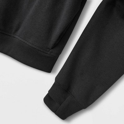 Women's Fleece Sweatshirt - All In Motion Black XS Lightweight