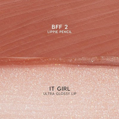 ColourPop Ultra Glossy Lip + Lippie Pencil Kit - Best Besties - 0.145oz