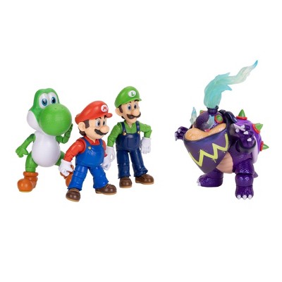 The Super Mario Galaxy Movie - 5" Figure Multi-Pack - Mario, Yoshi and exclusive Wonder Bowser Jr. and Luigi Figures
