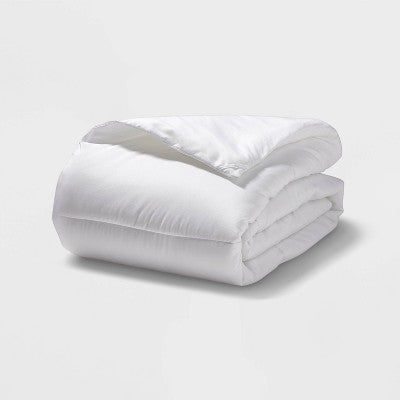Twin Bed Basics Kids' Duvet Insert White - Pillowfort: OEKO-TEX Certified, Microfiber, Channel Quilting, Machine Washable