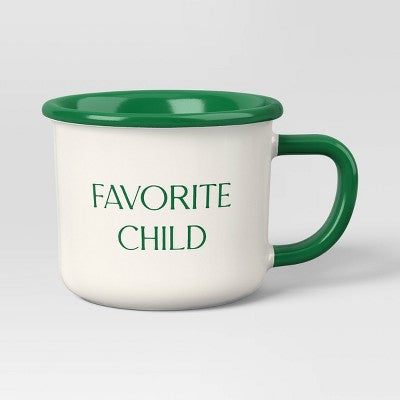 13oz Stoneware FAVORITE CHILD Camper Mug - Room Essentials (LOCAL PICKUP ONLY)