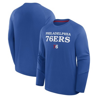 NBA Philadelphia 76ers Men's Long Sleeve Performance T-Shirt - XXL