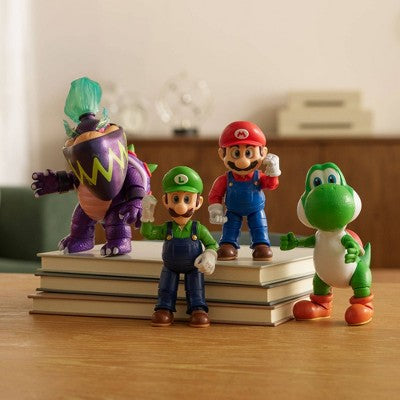 The Super Mario Galaxy Movie - 5" Figure Multi-Pack - Mario, Yoshi and exclusive Wonder Bowser Jr. and Luigi Figures