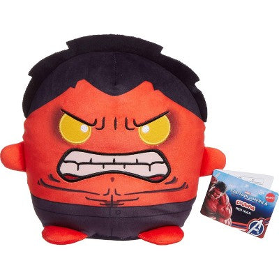Marvel Cuutopia Red Hulk Plush Toy, 7" Collectible Soft Doll, Captain America: Brave New World