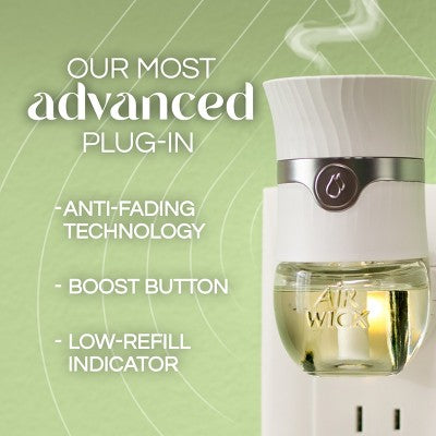 Air Wick Plug-in Scented Oil Air Freshener Refills - Vanilla & Pink Papaya - 4pk
