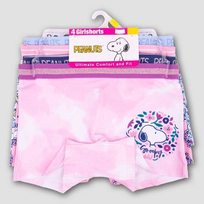 Girls' Snoopy 4pk Underwear - 4