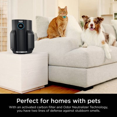 Shark Never Change Air Purifier 5-Year Filter Life 650 sq ft HP152: HEPA, Energy Star, 5 Settings, 600-1500 sq ft
