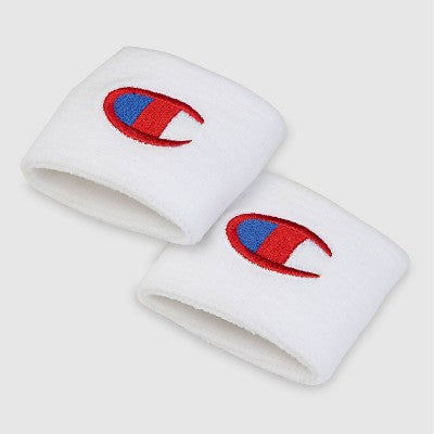 Champion Varsity Headbands+ Wristbands 3pk - White
